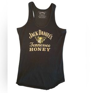 Women’s Jack Daniel's Tennessee Honey Bee Razorback Tank Top size Large